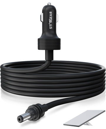 Starlink Mini Cable 12V Power Cable, Starlink Mini Accessories 16AWG Cigarette Lighter to DC Cord, 12V-48V Car Charger Car Adapter