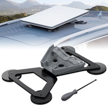 Starlink Mini Mount, Magnetic with 200lbs Heavy Duty Magnet Bases, Starlink Mini Accessories Lockable Starlink Mini Mount for RV, Car, Boat, Truck Aluminum Alloy
