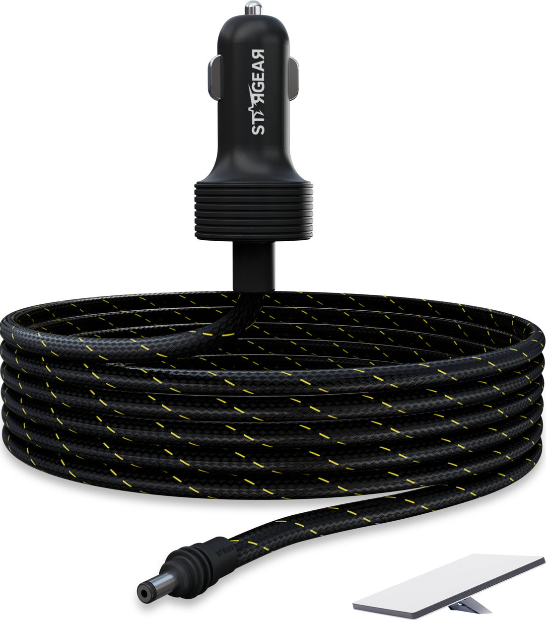Starlink Mini Cable 12V Power Cable 3M/10FT, Braided Wear-Resistant Starlink Mini Accessories Cigarette Lighter to DC Cord, 12V-48V Car Charger Car Adapter