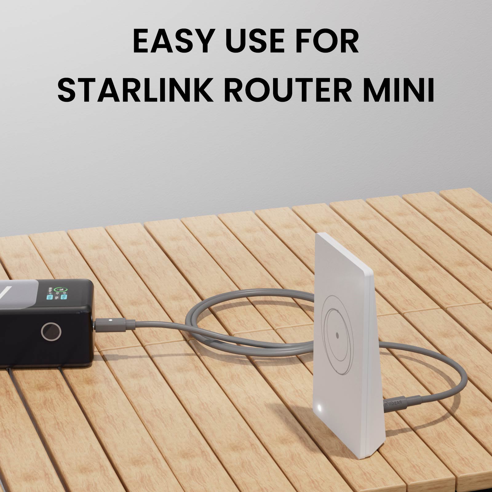 Starlink Router Mini Cable - 2 Pack (1FT + 6.5FT) USB-C to
