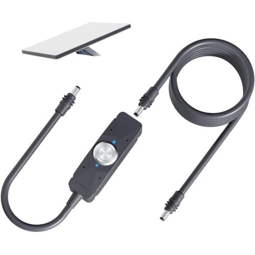 Starlink Mini Cable, IP67 Waterproof Power Switch with Starlink Mini DC Power Cable 6.4FT for Minis and Gen 3, 16AWG Extension Cable&Power Adapter with One-Touch Metal Button&Dual LEDs for RV Camping