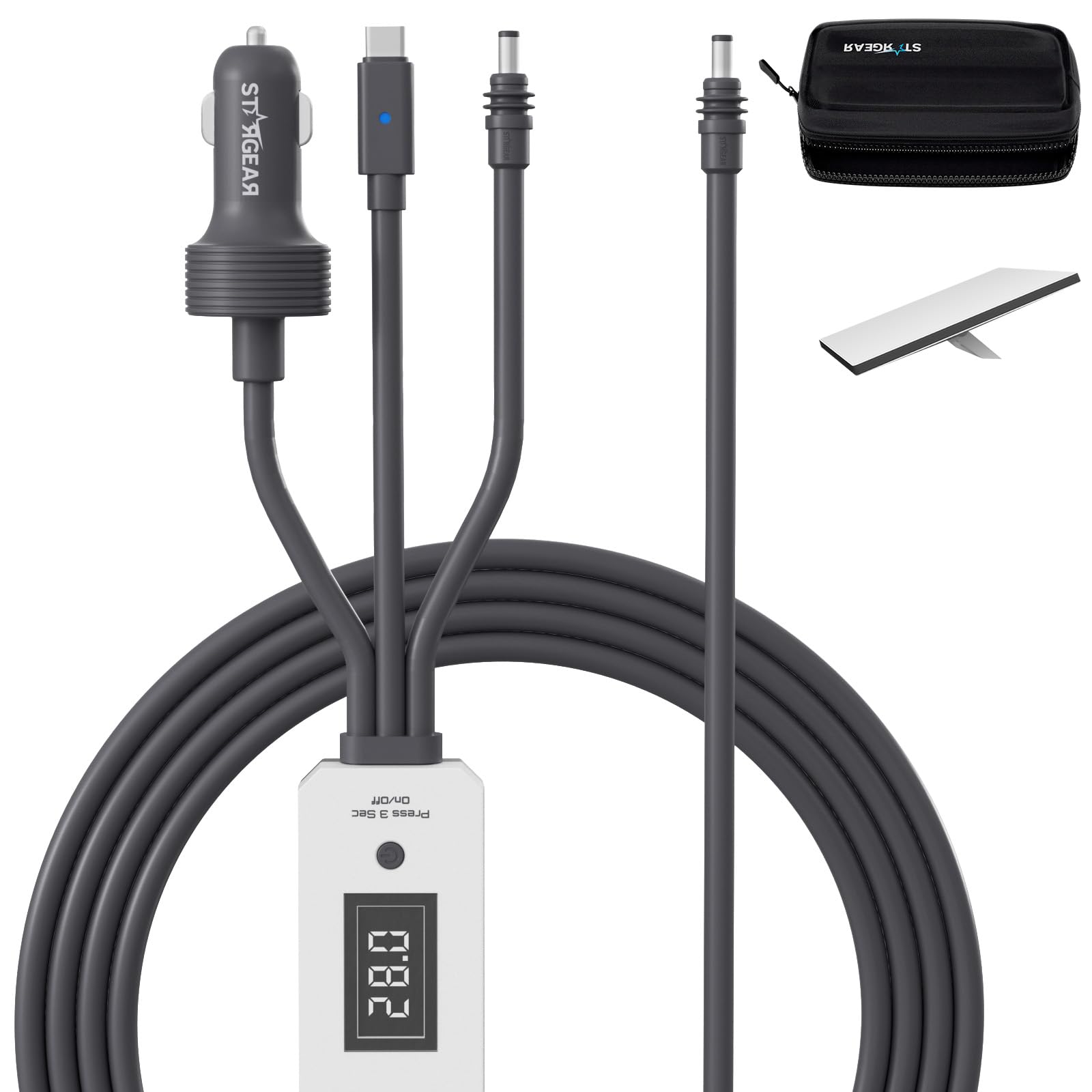 10FT 3-in-1 Power Cable for Starlink Mini