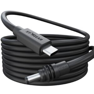 Starlink Mini Cable , 18AWG 140W Starlink USB C to DC Power Cable Cord, Waterproof Barrel Jack, Mini Accessories Work with 65W+ PD Source, Compatible with 28V PPS 20V PD Protocols