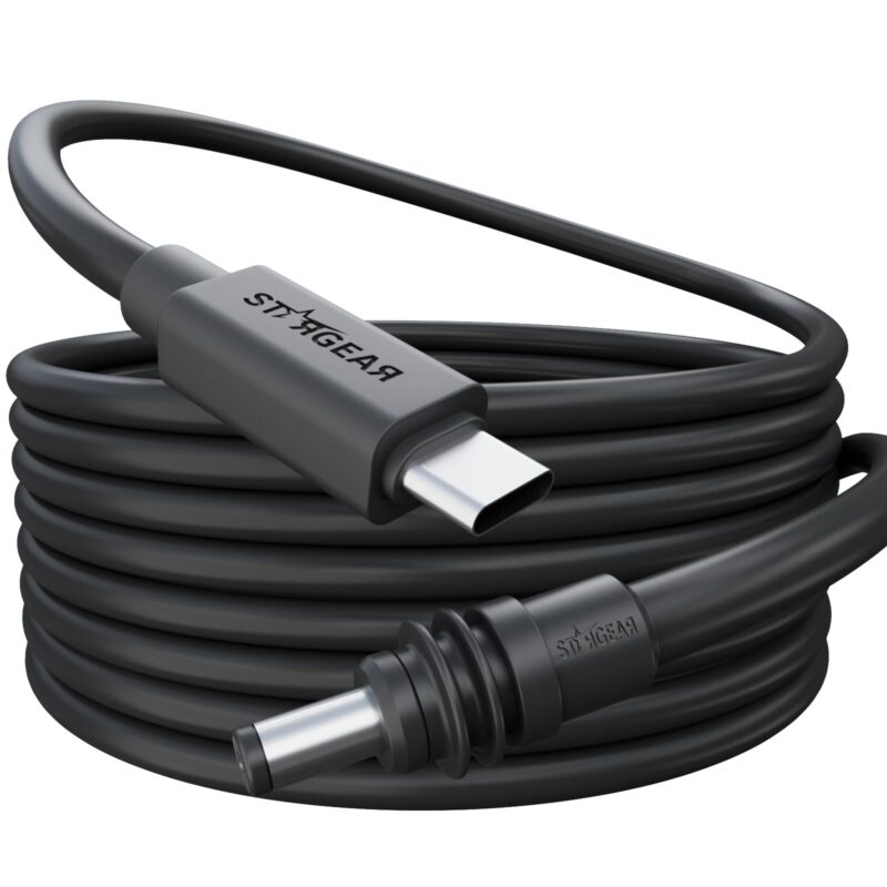 Starlink Mini Cable , 18AWG 140W Starlink USB C to DC Power Cable Cord, Waterproof Barrel Jack, Mini Accessories Work with 65W+ PD Source, Compatible with 28V PPS 20V PD Protocols