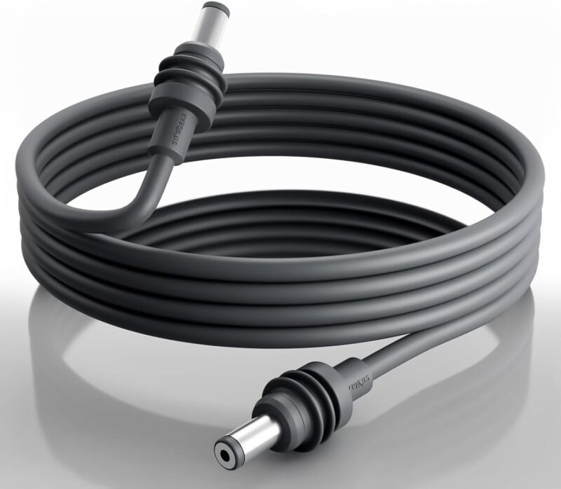 Starlink Mini Cable 6.5FT, 20AWG Replacement Starlink Mini DC Power Cable Starlink Mini Accessories, Starlink Power Cord Outdoor