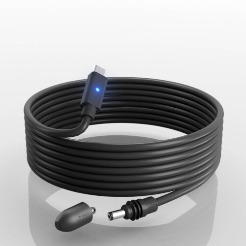 Starlink Mini Cable 14.4FT, 16AWG Starlink Cable with Indicator Light 140W USB C to DC, Accessories for Starlink Work with 65W+ PD Source, Compatible with 28V PPS 20V PD Protocols