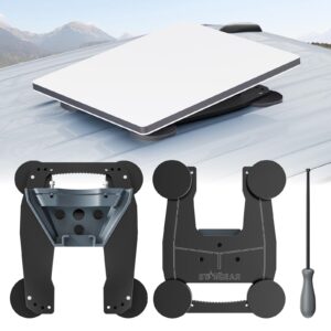 Starlink Mini Mount, 200lbs Heavy Duty Starlink Mini Magnetic Mount with Adjustable Magnets Installation Holes, Lockable Star Link Mini Roof Mounting Kit for RV Car Boat Truck-Aluminum Alloy