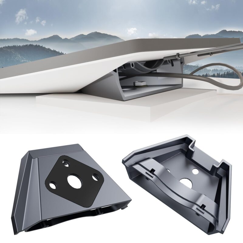Starlink Mini Mount Mobility, Anti-Theft Car Starlink Mounting Kit Starlink Mini Accessories Starlink Roof Mount Internet Satellite Kit RV Trailer Yacht (Grey)