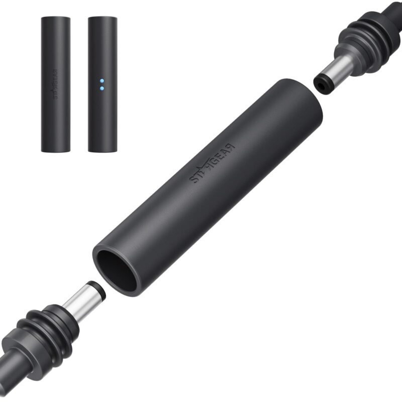 Starlink DC Power Cord Extender, Starlink Mini Power Cable Extension DC Female to Female Coupler with Dual LED, Waterproof DC5521 Power Cable Adapter​for Mini & Gen 3, Ideal for RV/Outdoor Use