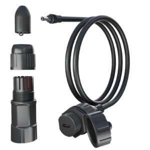 1 Starlink Mini Cable USB C Power Adapter, DC Male to Type-C Female Adapter Cable with Waterproof Coupler, Starlink Accessories Work with 28V/20V PD Source