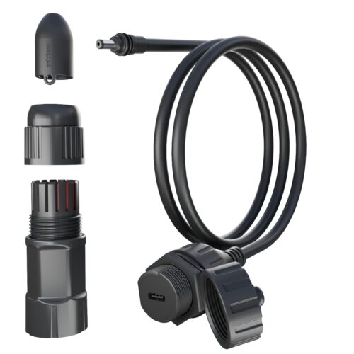 Starlink Mini Cable USB C Power Adapter, DC Male to Type-C Female Adapter Cable with Waterproof Coupler, Starlink Accessories Work with 28V/20V PD Source