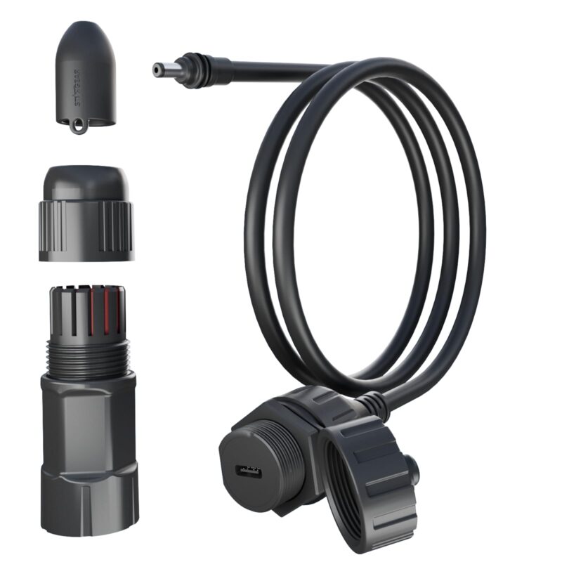 1 Starlink Mini Cable USB C Power Adapter, DC Male to Type-C Female Adapter Cable with Waterproof Coupler, Starlink Accessories Work with 28V/20V PD Source