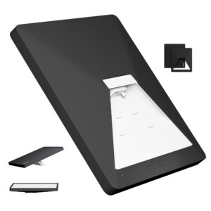 1 Starlink Mini Case, Mini Protective Cover Liquid Silicone Case for Starlink Satellite Dish, Accessories for Starlink Portable Full Cover Shell with Black Sticker