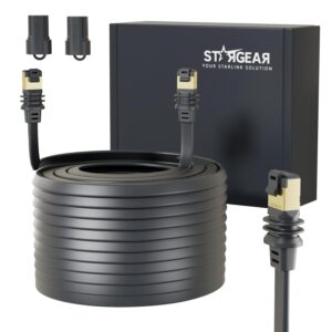 Starlink Gen 3/Mini Cable, Starlink Flat Hidden Power Ethenet Cable, Starlink Accessories Extreme Slim Power Cord Shielded for Window Door