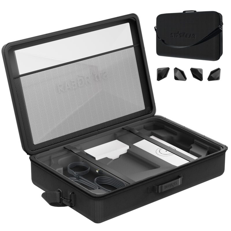 Starlink Gen 3 Standard Case, Starlink Standard Protective Carrying Case Storage with Satellite Dishe Gen 3 Accessories, Waterproof Shockproof Hard EVA Organizer Travel Bag for Camping RV,Outdoor Use