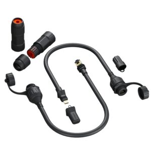 2 Pack Starlink Ethernet Adapter Cable Enterprise Extension to RJ45 Cable, Starlink Cable 22AWG Waterproof SPX-RJ45 Coupler with End Caps