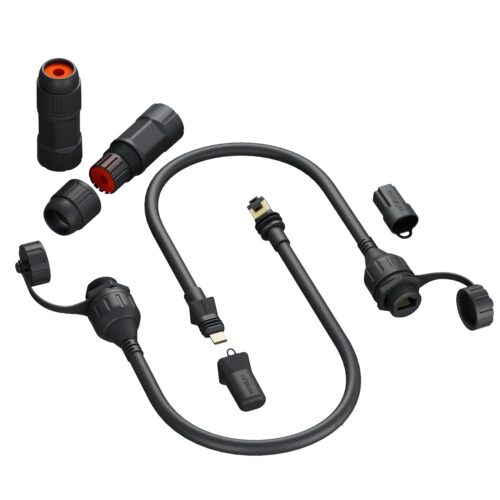 1 2 Pack Starlink Ethernet Adapter Cable Enterprise Extension to RJ45 Cable, Starlink Cable 22AWG Waterproof SPX-RJ45 Coupler with End Caps