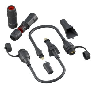 Starlink Flat High Performance Extension to RJ45 Cable, Ethernet Adapter for Starlink Flat High Performance 22AWG, Waterproof SPX RJ45 Coupler with End Caps (2 Pack)