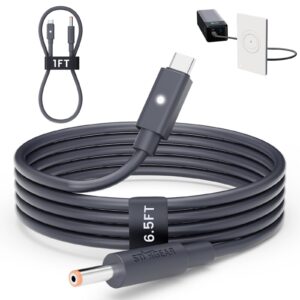 Starlink Router Mini Cable 2 Pack (1FT 6.5FT) USB C to DC Power Cable Compatible with Mini Router, Plug and Play PD 9V Compatible Replacement for Starlink Internet Kit​