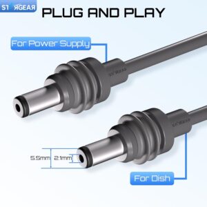 Starlink Mini Cable 6.5FT, 20AWG Replacement Starlink Mini DC Power Cable Starlink Mini Accessories, Starlink Power Cord Outdoor