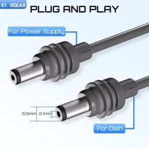 Starlink Mini Cable , 20AWG Replacement Starlink Mini DC Power Cable Starlink Mini Accessories, Starlink Power Cord Outdoor