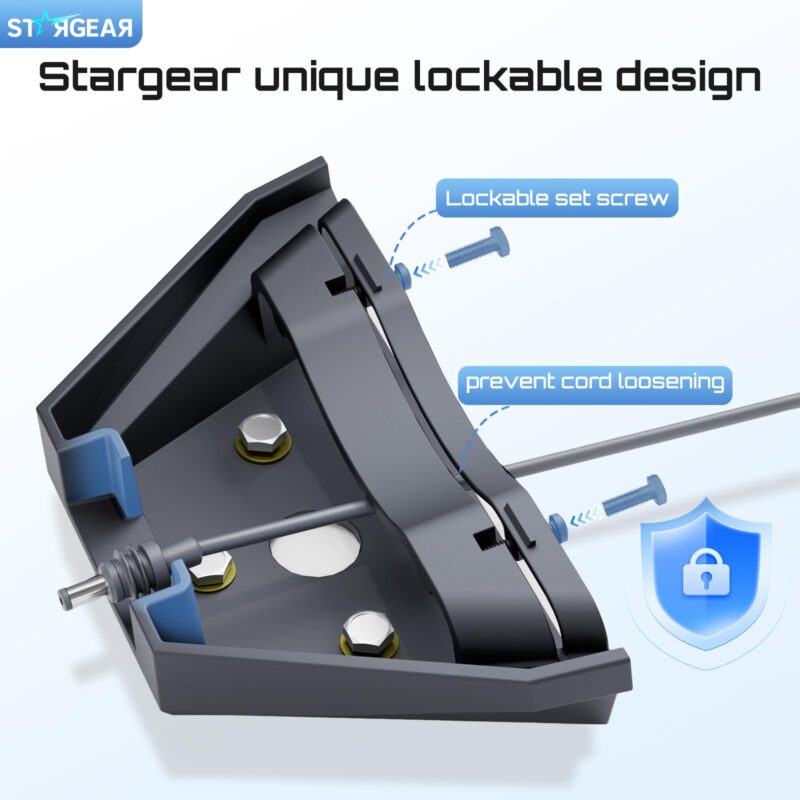 Starlink Mini Mount Mobility, Anti-Theft Car Starlink Mounting Kit Starlink Mini Accessories Starlink Roof Mount Internet Satellite Kit RV Trailer Yacht (Grey)