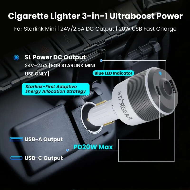 cigarette fuse car 12V Fused Cigarette Lighter Plug w/ LED – 16AWG, 15A Fuse – TekShack