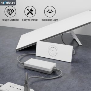 Starlink Gen 3 Charger, 195W AC Power Adapter for Starlink Standard Replacement Starlink Accessories Starlink Power Supply Cable, 57V 3.42A Power Supply with AC Cord