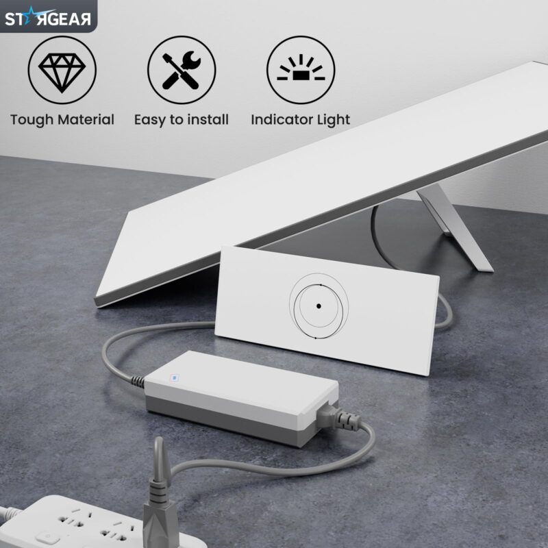 Starlink Gen 3 Charger, 195W AC Power Adapter for Starlink Standard Replacement Starlink Accessories Starlink Power Supply Cable, 57V 3.42A Power Supply with AC Cord