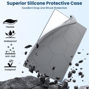 Starlink Gen 3 Protective Cover Case, Starlink Standard Gen 3 Case for Satellite Dish, Silicone Hail Protector Cover for Starlink Standard, Waterproof,Impact Resistant to Rocks/Sand/Hail