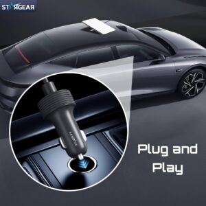 Starlink Mini Cable 12V Power Cable , Starlink Mini Accessories 16AWG Cigarette Lighter to DC Cord, 12V-48V Car Charger Car Adapter