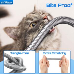 Starlink Mini Gen 3 Cable 16.4FT, Heavy Duty Starlink Ethenet Power Cable Replacement Extension Cord Stainless Steel Sleeve Starlink Accessories