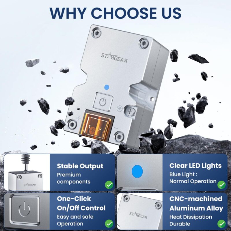 5 Starlink Mini 12V Adapter, DC Step Up Converter 12-24V to 28V 3.5A with On/Off Switch for Starlink Mini DC Power Supply Cable Battery Pack, Starlink Mini Accessories for RV/Truck/Boat/Outdoor Use