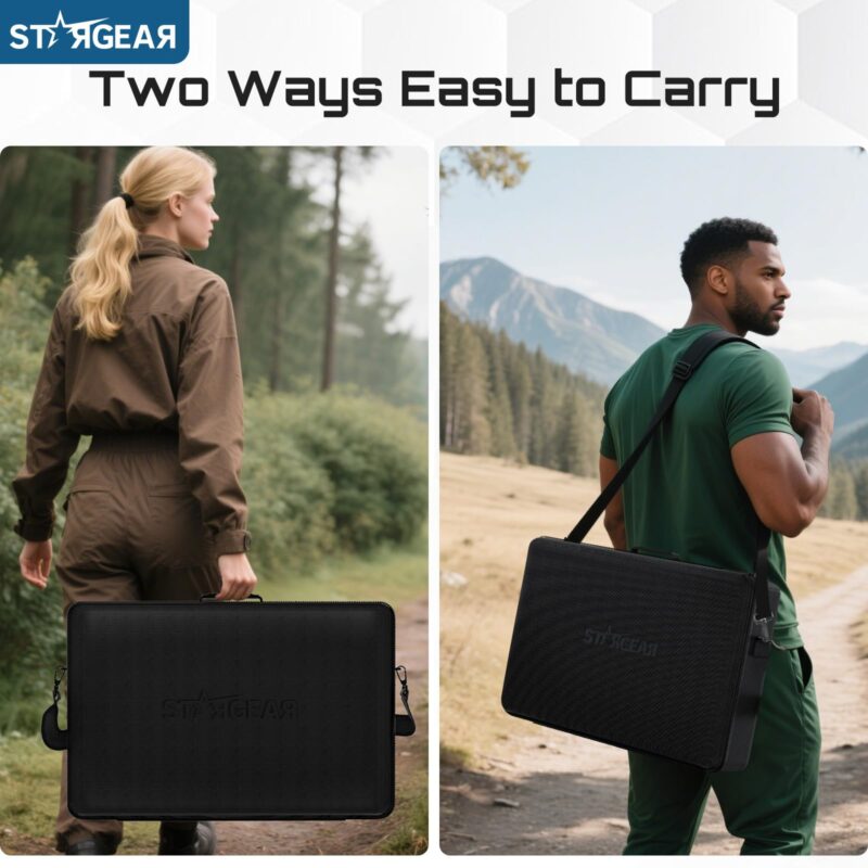 Starlink Gen 3 Standard Case, Starlink Standard Protective Carrying Case Storage with Satellite Dishe Gen 3 Accessories, Waterproof Shockproof Hard EVA Organizer Travel Bag for Camping RV,Outdoor Use