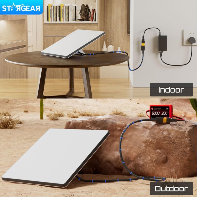 Starlink Mini Cable XT60 to DC Power Cable 5FT, 16AWG XT-60 Male Connector to DC Male Power Cord for FPV Battery Starlink Mini Accessories