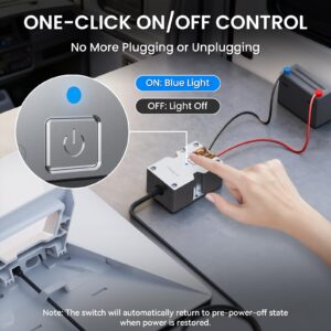 6 Starlink Mini 12V Adapter, DC Step Up Converter 12-24V to 28V 3.5A with On/Off Switch for Starlink Mini DC Power Supply Cable Battery Pack, Starlink Mini Accessories for RV/Truck/Boat/Outdoor Use