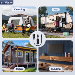 Starlink Ethernet Adapter for Gen 3/Mini, 1FT/30CM Waterproof Starlink Cable RJ45 Coupler Starlink Mini Ethernet Cable Extension