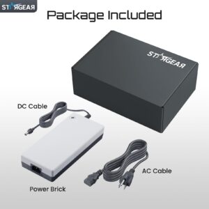 Starlink Gen 3 Charger, 195W AC Power Adapter for Starlink Standard Replacement Starlink Accessories Starlink Power Supply Cable, 57V 3.42A Power Supply with AC Cord