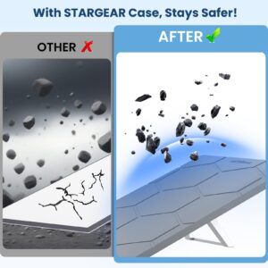 Starlink Gen 3 Protective Cover Case, Starlink Standard Gen 3 Case for Satellite Dish, Silicone Hail Protector Cover for Starlink Standard, Waterproof,Impact Resistant to Rocks/Sand/Hail