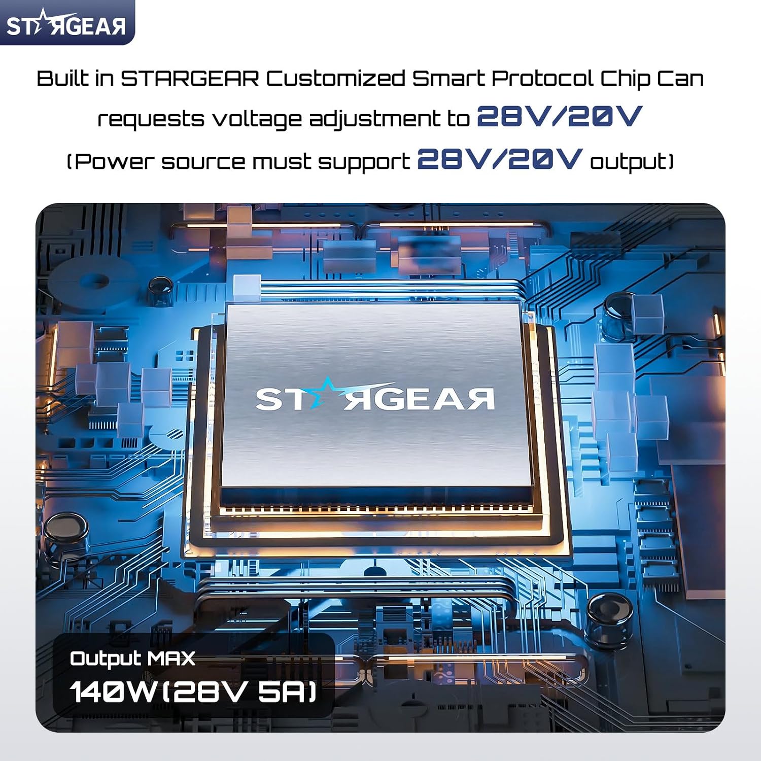 STARGEAR Starlink Mini IP67 USB-C to DC power cable
140W Starlink Mini IP67 USB-C cable with 28V PPS 20V PD chip
IP67 waterproof gasket connector on Starlink Mini USB-C cable
Starlink Mini IP67 USB-C cable LED indicator showing stable power
6.5FT Starlink Mini IP67 USB-C cable for outdoor use
