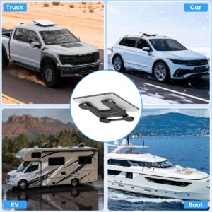 Starlink Mini Mount, 200lbs Heavy Duty Starlink Mini Magnetic Mount with Adjustable Magnets Installation Holes, Lockable Star Link Mini Roof Mounting Kit for RV Car Boat Truck-Aluminum Alloy