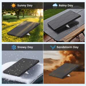 Starlink Mini Protective Cover Case, Hailproof Liquid Silicone Protective Case for Starlink Mini Dish, Starlink Minis Accessories Waterproof Shockproof Portable for Outdoor Camping