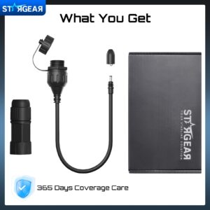 8 Starlink Mini Cable USB C Power Adapter, DC Male to Type-C Female Adapter Cable with Waterproof Coupler, Starlink Accessories Work with 28V/20V PD Source