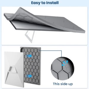 Starlink Gen 3 Protective Cover Case, Starlink Standard Gen 3 Case for Satellite Dish, Silicone Hail Protector Cover for Starlink Standard, Waterproof,Impact Resistant to Rocks/Sand/Hail