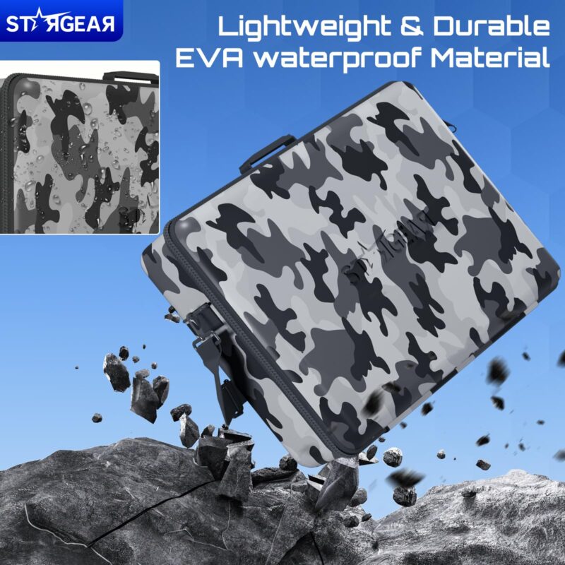 Starlink Gen 3 Standard Case, Starlink Standard Protective Carrying Case Storage with Satellite Dishe Gen 3 Accessories, Waterproof Shockproof Hard EVA Organizer Travel Bag for Camping RV,Outdoor Use