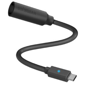 9 Starlink Mini Power Cable 30CM, 16AWG Starlink Mini USB C to DC Extension Cable with LED, USB C to DC Cable Adapter, Replacement Accessories for Starlink Minis, Work with 65W+ PD Source