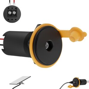 Starlink Mini 12V Adapter, RV Pass Through Power Socket with DC 12V to 24V Step Up Converter Adapter Waterproof & Aluminum, 24V Power Supply Starlink Mini Accessories for RV/Truck/Boat/Off-Grid Use