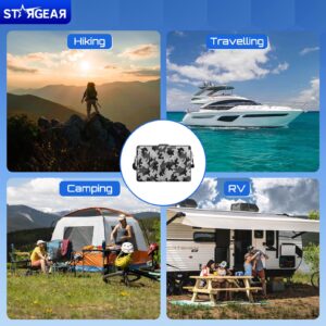 Starlink Gen 3 Standard Case, Starlink Standard Protective Carrying Case Storage with Satellite Dishe Gen 3 Accessories, Waterproof Shockproof Hard EVA Organizer Travel Bag for Camping RV,Outdoor Use