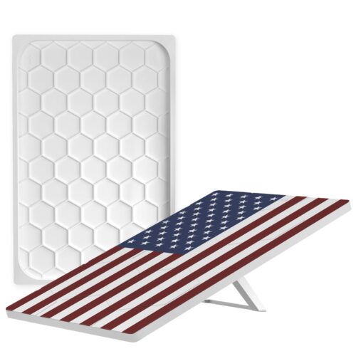 Starlink Gen 3 Protective Cover Case, Starlink Standard Gen 3 Case for Satellite Dish, Silicone Hail Protector Cover for Starlink Standard, Waterproof,Impact Resistant to Rocks/Sand/Hail, Flag