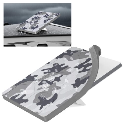 1 Starlink Mini Protective Cover Case, Hailproof Liquid Silicone Protective Case for Starlink Mini Dish, Starlink Minis Accessories Waterproof Shockproof Portable (Camo)